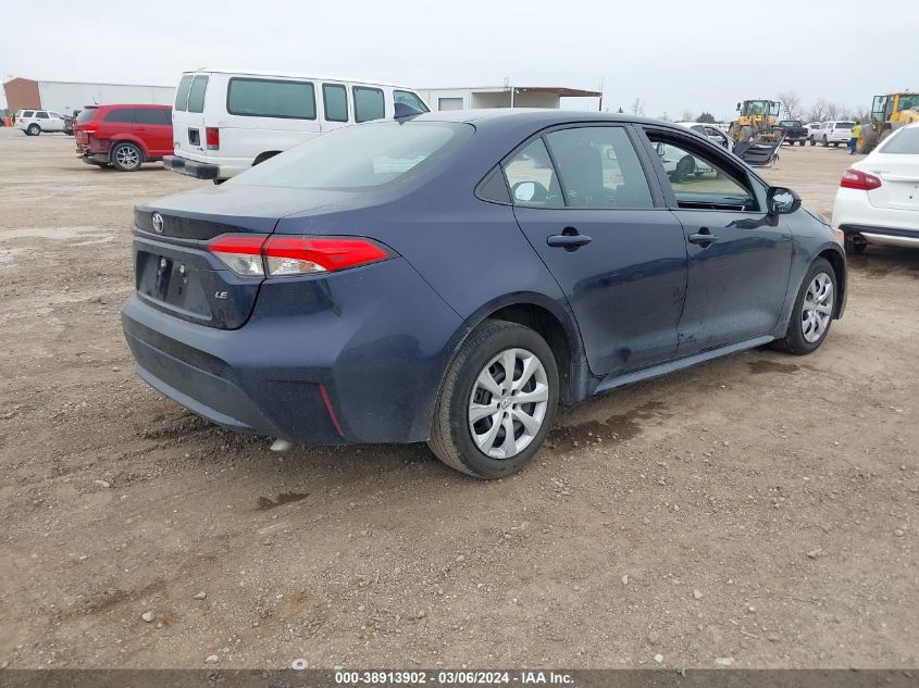 2022 Toyota Corolla Le VIN: 5YFEPMAE7NP299213 Lot: 38913902