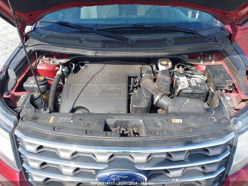 VIN 1FM5K7B86HGA25883 2017 FORD EXPLORER
