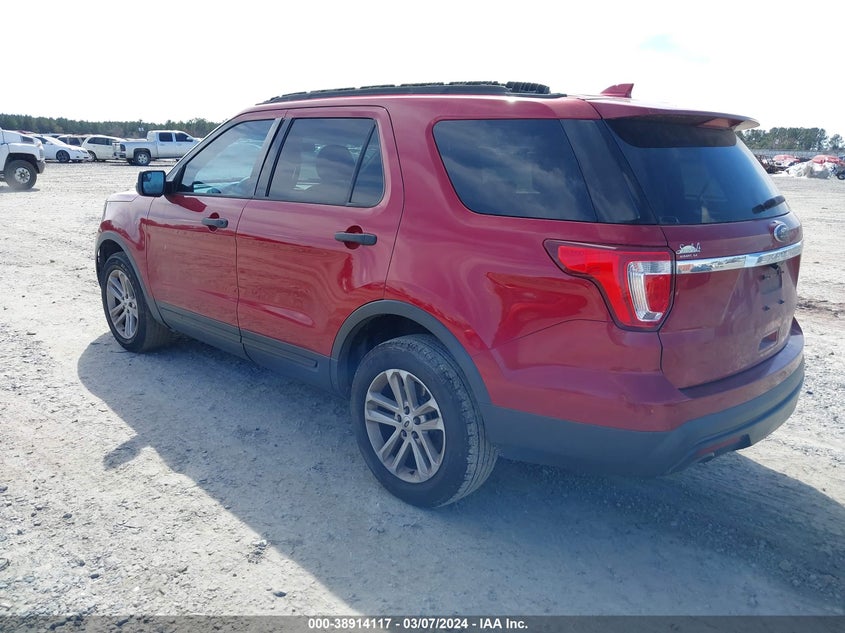VIN 1FM5K7B86HGA25883 2017 FORD EXPLORER