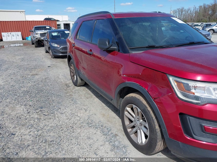 VIN 1FM5K7B86HGA25883 2017 FORD EXPLORER
