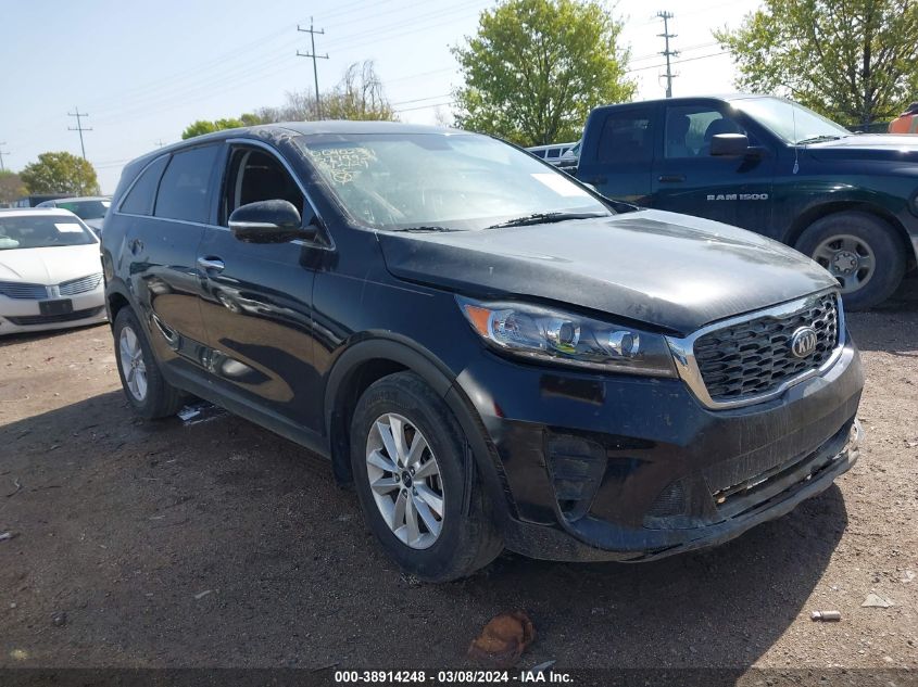 2019 Kia Sorento 2.4L L VIN: 5XYPG4A32KG577992 Lot: 38914248