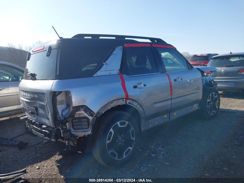 2022 Ford Bronco Sport Outer Banks VIN: 3FMCR9C61NRD00088 Lot: 38914358