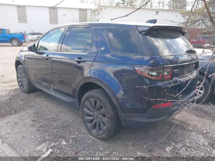 2020 Land Rover Discovery Sport Se VIN: SALCP2FX6LH840694 Lot: 38914368