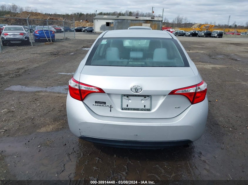2015 TOYOTA COROLLA LE - 2T1BURHE4FC401504