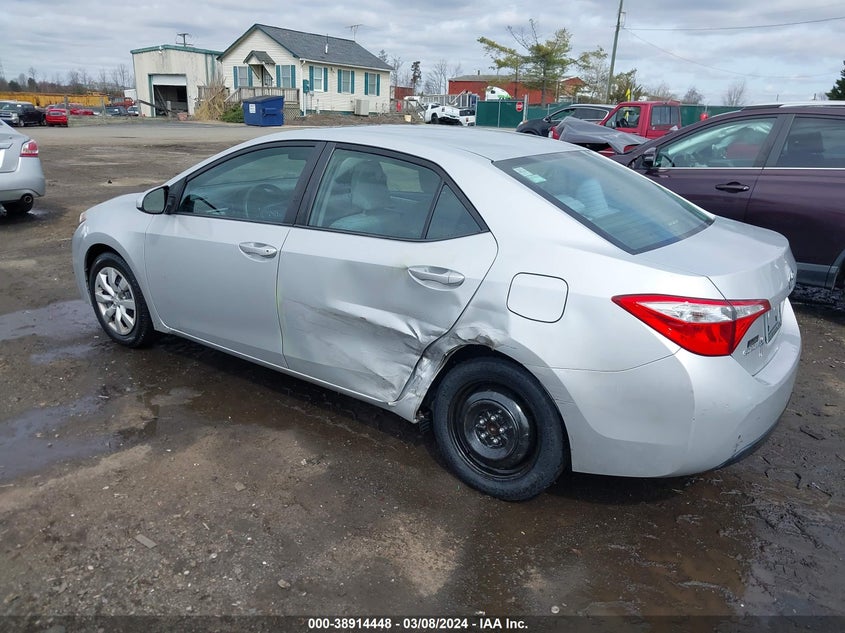 2015 TOYOTA COROLLA LE - 2T1BURHE4FC401504