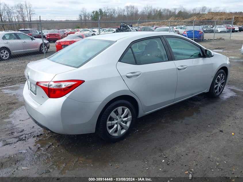 2015 TOYOTA COROLLA LE - 2T1BURHE4FC401504