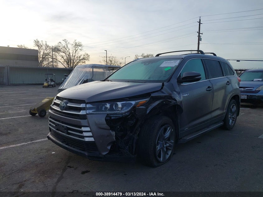 2018 TOYOTA HIGHLANDER HYBRID VIN: 5TDDGRFH4JS051532