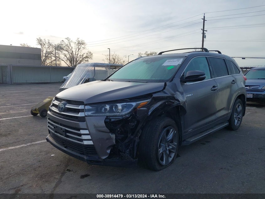 2018 TOYOTA HIGHLANDER HYBRID VIN: 5TDDGRFH4JS051532