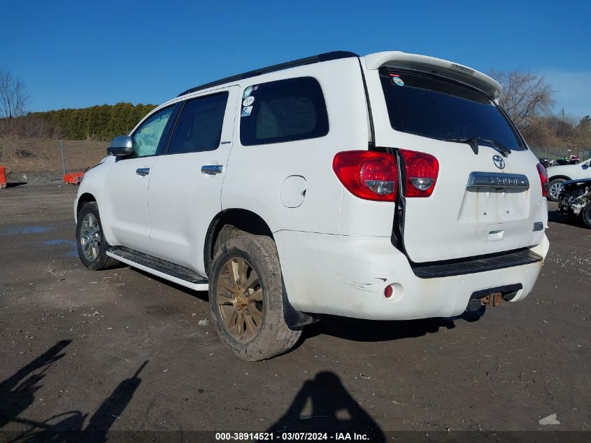 2017 Toyota Sequoia Limited VIN: 5TDJY5G15HS153278 Lot: 38914521