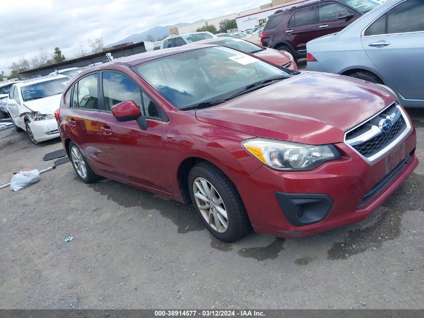 2013 SUBARU IMPREZA 2.0I PREMIUM - JF1GPAC62D2801481