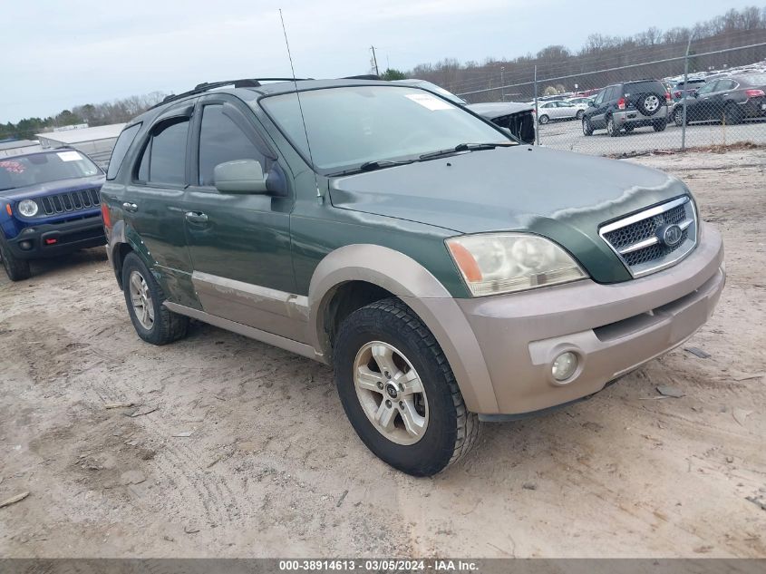 2004 Kia Sorento Ex/Lx VIN: KNDJC733045325654 Lot: 38914613