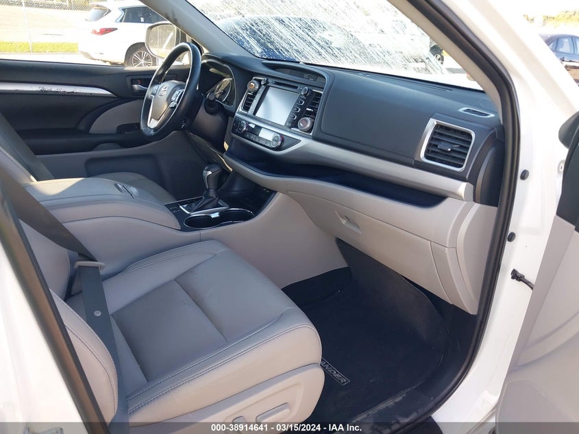 VIN 5TDKZRFH7KS357286 2019 TOYOTA HIGHLANDER SE/XLE