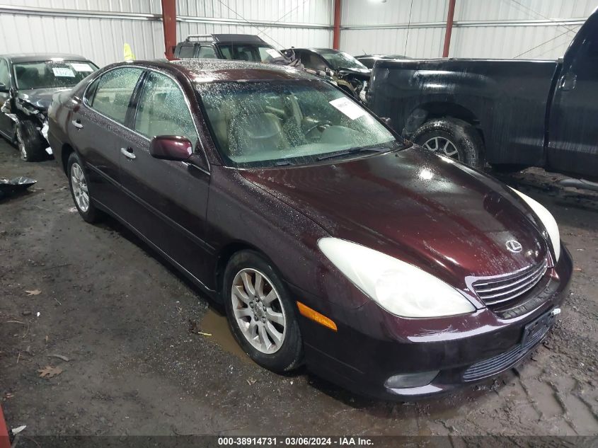 2003 Lexus Es 300 VIN: JTHBF30G130130443 Lot: 38914731