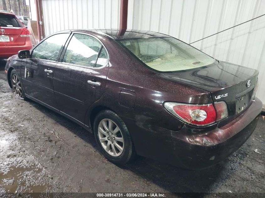 2003 Lexus Es 300 VIN: JTHBF30G130130443 Lot: 38914731