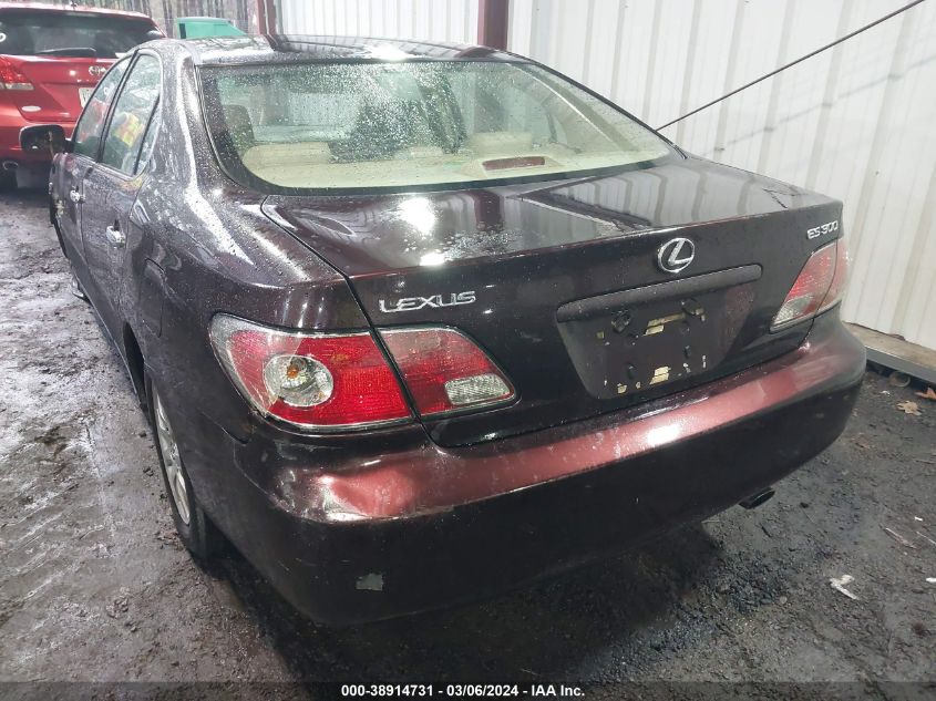 2003 Lexus Es 300 VIN: JTHBF30G130130443 Lot: 38914731