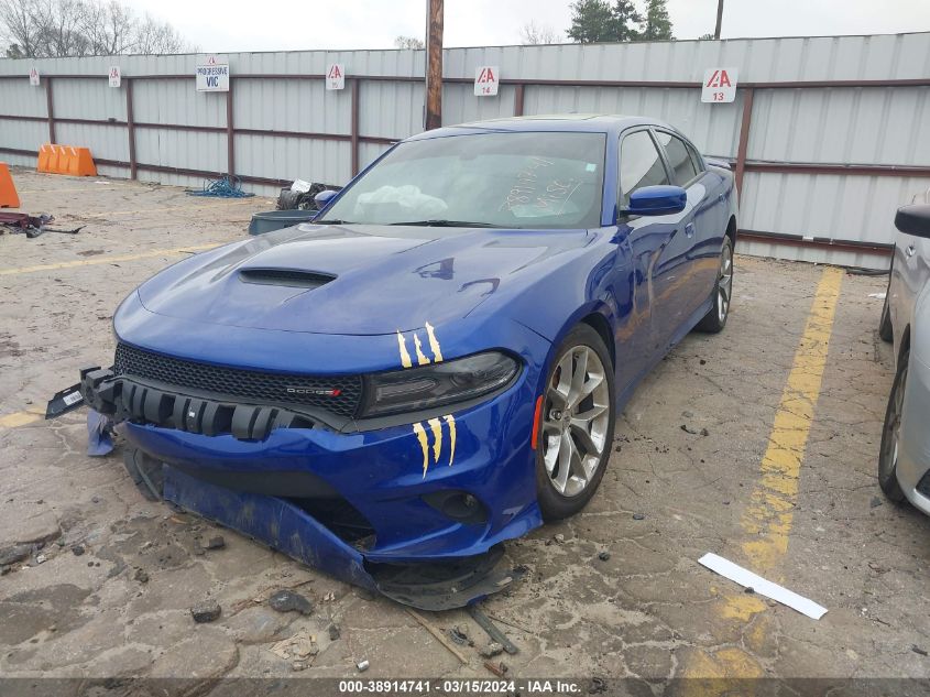 2021 Dodge Charger Gt Rwd VIN: 2C3CDXHG1MH633527 Lot: 38914741