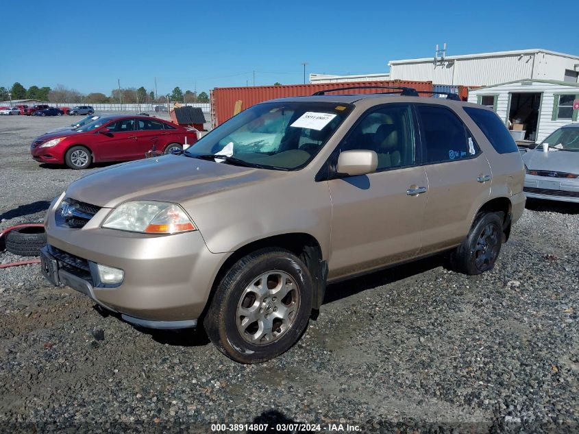 2002 Acura Mdx VIN: 2HNYD182X2H532111 Lot: 38914807