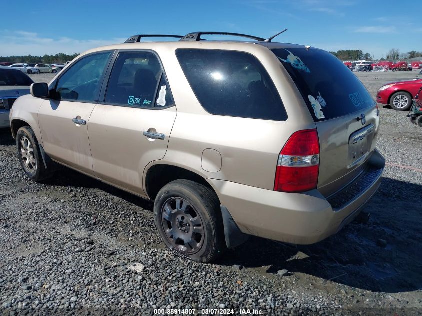 2002 Acura Mdx VIN: 2HNYD182X2H532111 Lot: 38914807