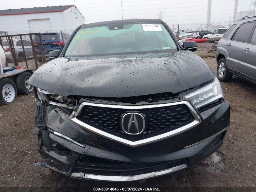 2017 Acura Mdx VIN: 5J8YD4H34HL002701 Lot: 38914846