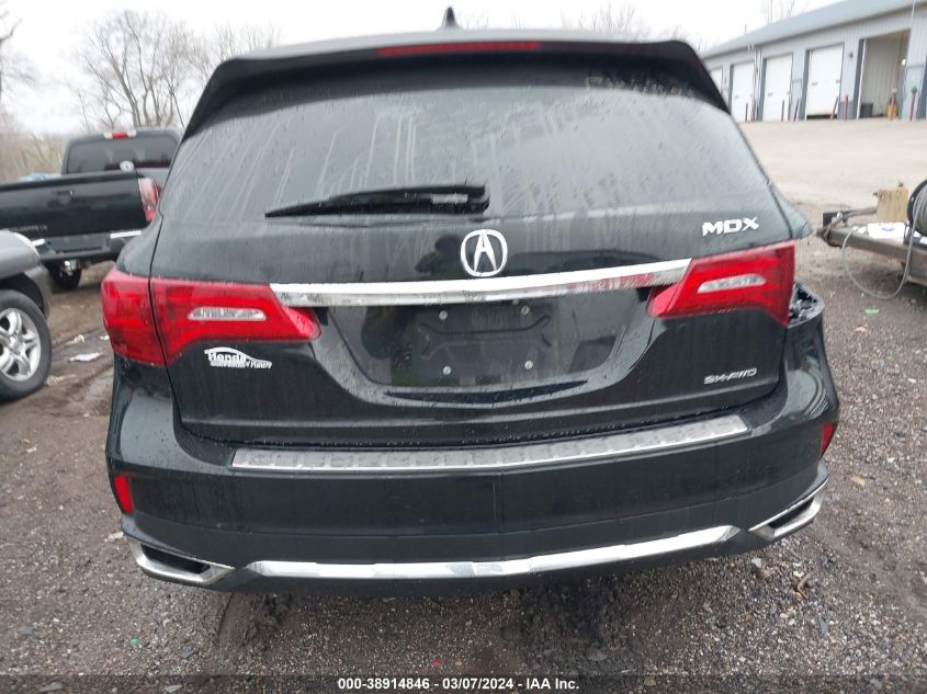 2017 Acura Mdx VIN: 5J8YD4H34HL002701 Lot: 38914846