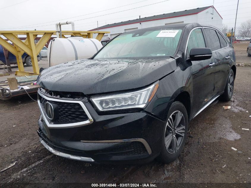 2017 Acura Mdx VIN: 5J8YD4H34HL002701 Lot: 38914846