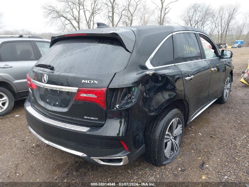 2017 Acura Mdx VIN: 5J8YD4H34HL002701 Lot: 38914846