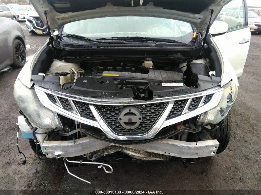 2012 Nissan Murano Sl VIN: JN8AZ1MW0CW205192 Lot: 38915133