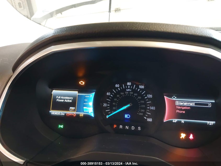 VIN 2FMPK4K94HBC27354 2017 FORD EDGE TITANIUM