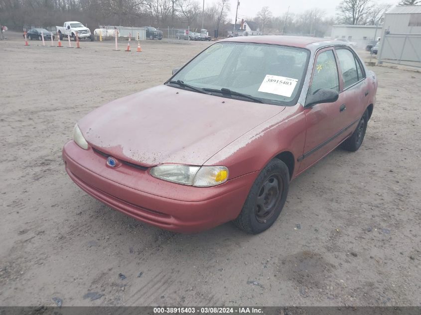 1999 Chevrolet Prizm VIN: 1Y1SK5286XZ416672 Lot: 38915403