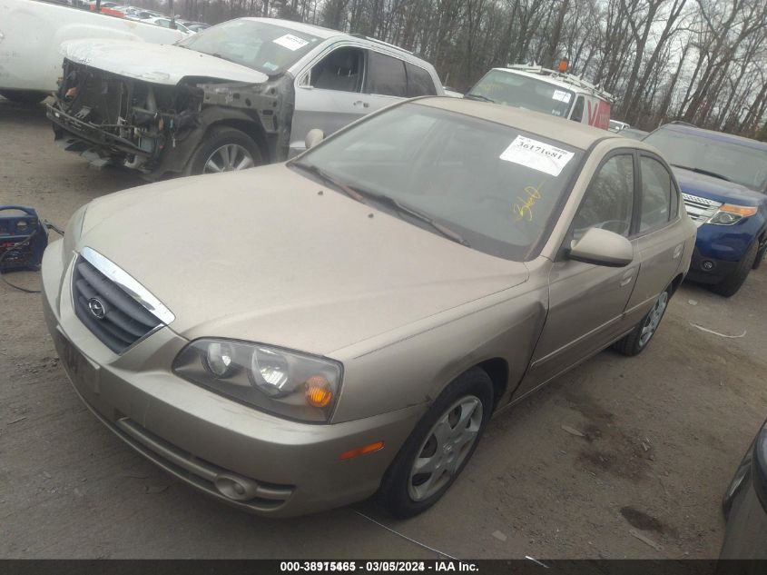 2005 Hyundai Elantra Gls/Gt VIN: KMHDN46D45U963404 Lot: 38915465