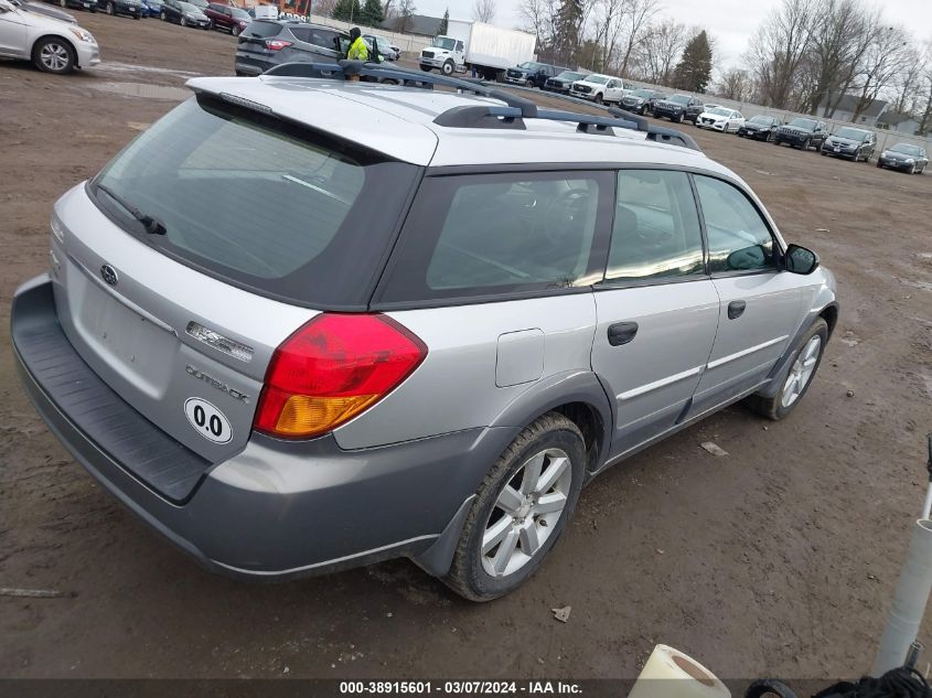 2007 Subaru Outback 2.5I VIN: 4S4BP61C376329715 Lot: 38915601