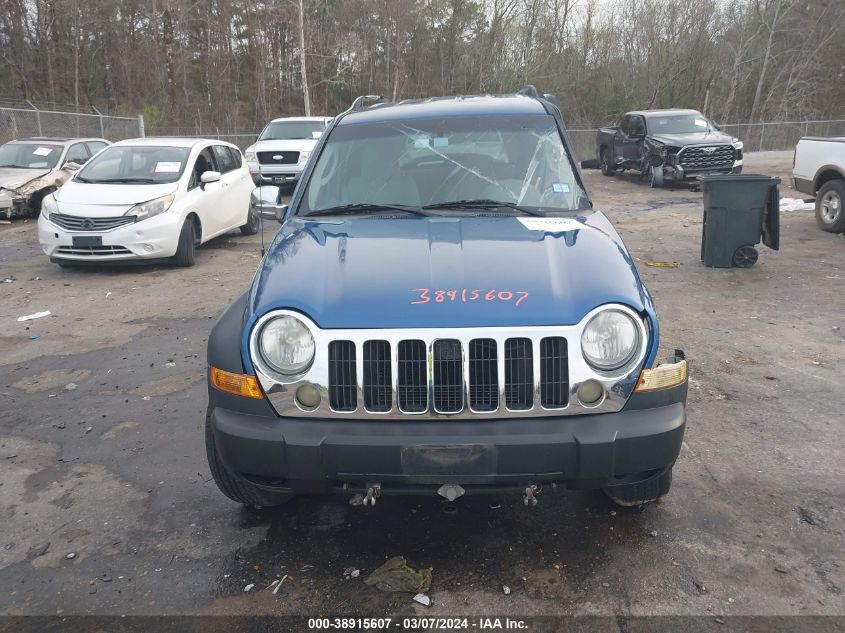 2006 Jeep Liberty Sport VIN: 1J4GL48K16W177126 Lot: 38915607