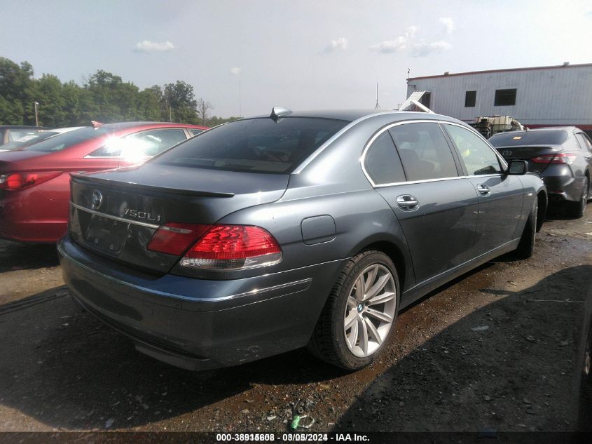 2008 BMW 750Li VIN: WBAHN83568DT86869 Lot: 38915608