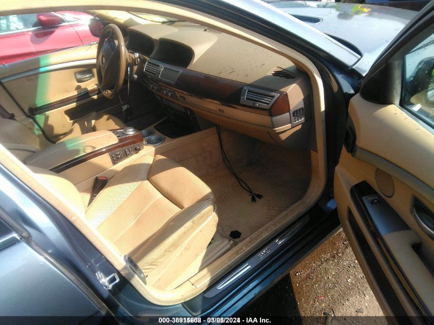 2008 BMW 750LI VIN: WBAHN83568DT86869