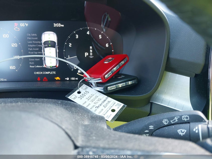 2020 VOLVO XC40 T5 MOMENTUM YV4162UK3L2187010