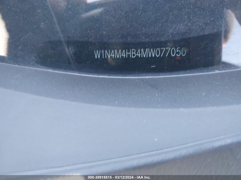 2021 MERCEDES-BENZ GLB 250 VIN: W1N4M4HB4MW077050