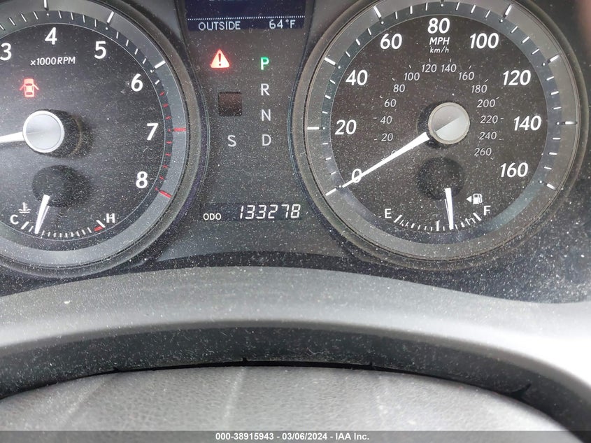 2007 LEXUS ES 350 VIN: JTHBJ46G272141120