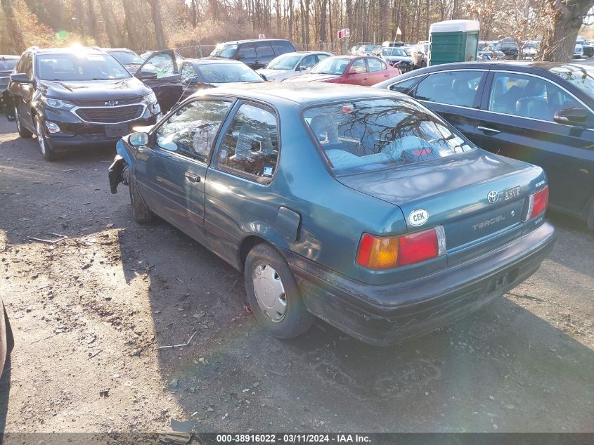 1994 Toyota Tercel Dx VIN: JT2EL43S1R0492416 Lot: 38916022