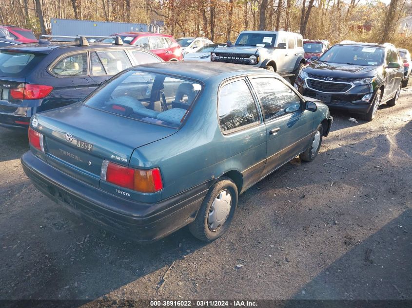 1994 Toyota Tercel Dx VIN: JT2EL43S1R0492416 Lot: 38916022