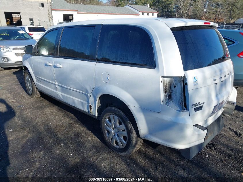 2017 Dodge Grand Caravan Se VIN: 2C7WDGBGXHR828837 Lot: 38916097