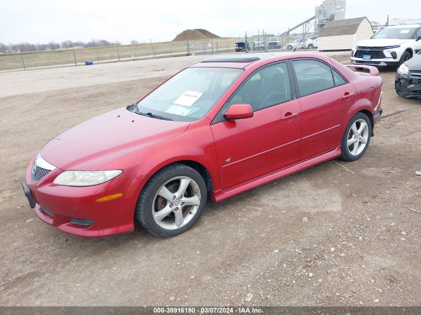 2004 Mazda Mazda6 S VIN: 1YVFP80D045N79307 Lot: 38916190