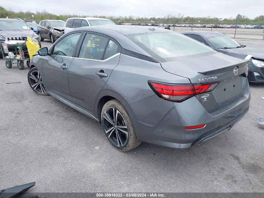 2022 Nissan Sentra Sr Xtronic Cvt VIN: 3N1AB8DV3NY258578 Lot: 38916322