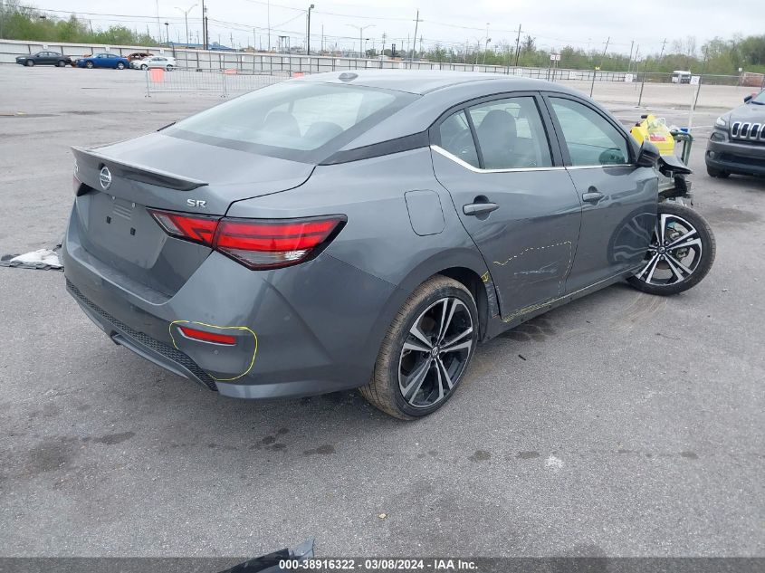 2022 Nissan Sentra Sr Xtronic Cvt VIN: 3N1AB8DV3NY258578 Lot: 38916322