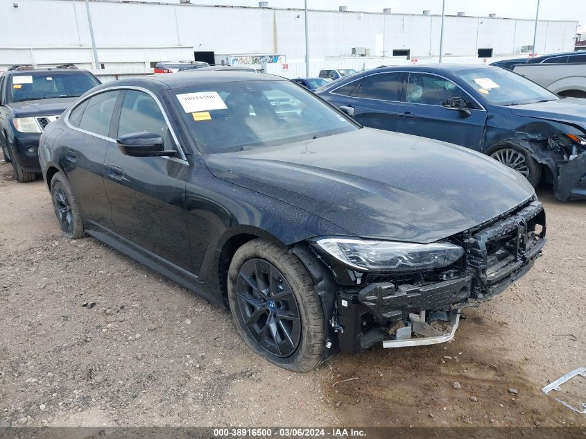 2024 BMW I4 Edrive40 VIN: WBY73AW02RFR96042 Lot: 38916500