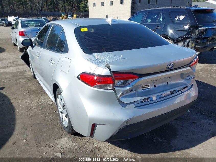 VIN JTDBDMHE9PJ001446 2023 TOYOTA COROLLA HYBRID LE