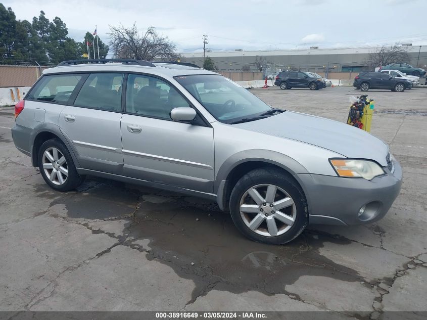 2006 Subaru Outback 2.5I Limited VIN: 4S4BP62C666359143 Lot: 38916649