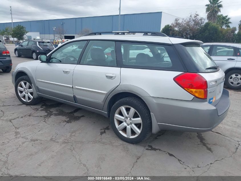 2006 Subaru Outback 2.5I Limited VIN: 4S4BP62C666359143 Lot: 38916649