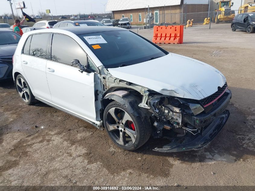 2016 VOLKSWAGEN GOLF GTI SE 4-DOOR - 3VW4T7AU8GM057246