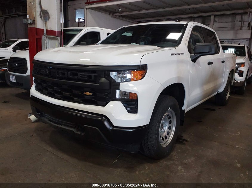 2024 CHEVROLET SILVERADO 1500 4WD  SHORT BED WT - 3GCPDAEKXRG177439