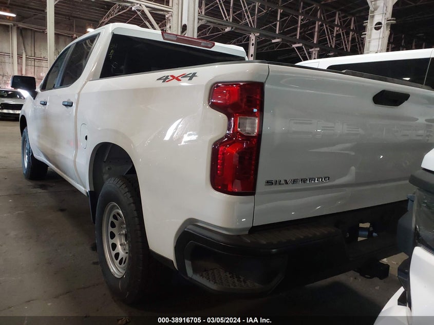 2024 CHEVROLET SILVERADO 1500 4WD  SHORT BED WT - 3GCPDAEKXRG177439